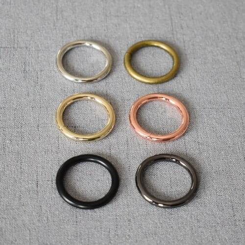 50 pcs/pack 25mm O Ring Leather Bag Belt Strap Dog Chain Buckle Snap Clasp Clip Trigger High quality hardware accessories