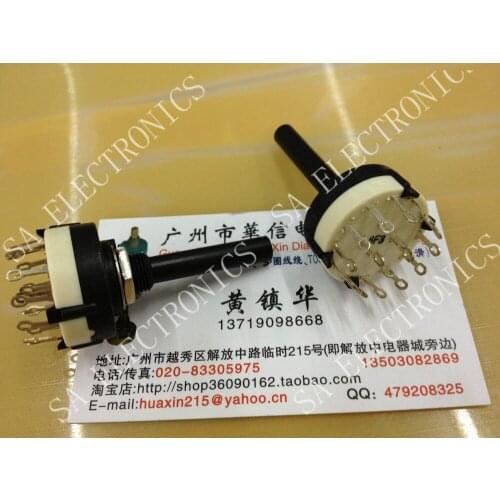 [BELLA]Taiwan ALPHA band switch signal converter 4 3 files knife handle length 38MM round X6.3--10PCS/LOT