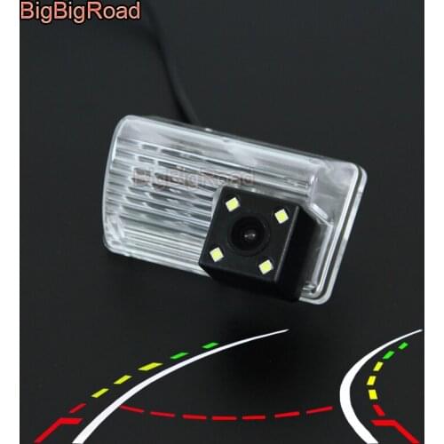 BigBigRoad For Toyota Corolla Sedan 2007 2008 2009-2013 Car Intelligent Dynamic Trajectory Tracks Rear View Parking CCD Camera