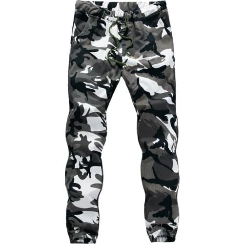 Men Military Camouflage Outdoor Tactical Pencil Pants Mens Spring Autumn Camo Male Comfortable Plus Size Full Length Trousers