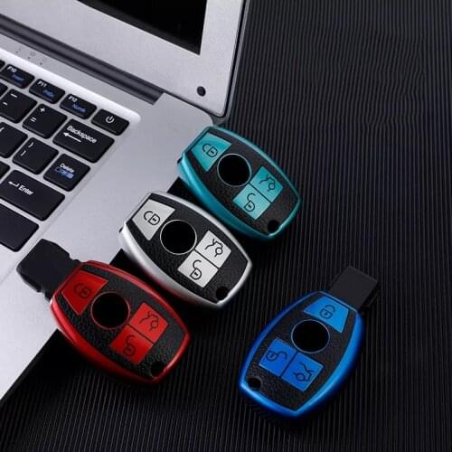 PU + Tpu Remote Car Case Shield For Mercedes Benz a b c e s Gla Cla Glk Class W204 W251 W211 W210 W176 Key Cover Accessories