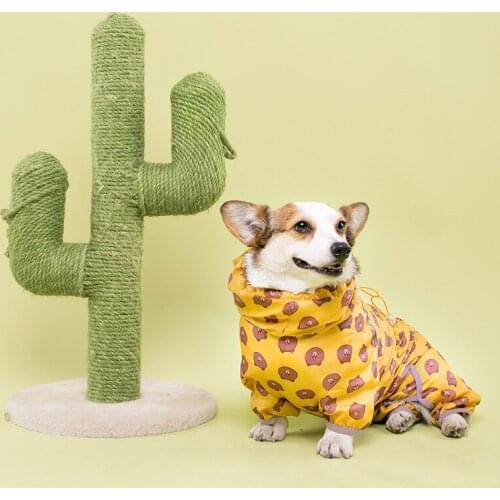 Pet Dog Raincoat Pug French Bulldog Clothes Waterproof Clothing for Dog Rain Jacket Poodle Bichon Schnauzer Welsh Corgi Raincoat