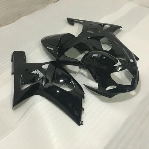 Custom gloss black Fairing KIT for SUZUKI GSXR600 750 K1 01 02 03 GSXR600 GSXR750 2001 2002 2003 ABS Fairings set+7gifts SF13