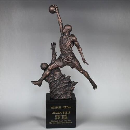 JORDAN No. 23 Dunkcity Chicago Bull Union Center Statue Handmade Decoration SIZE:30CMH