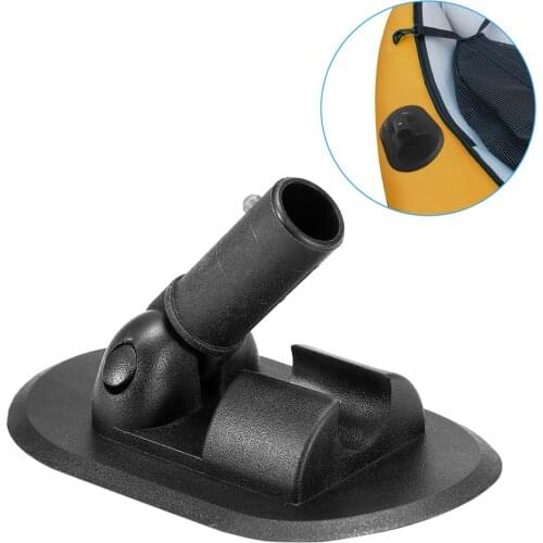 Rowing Boat Kayak Mount Base for Sun Shelter Awning 180 Degree Rotation Base Kayak Accessories Rain Canopy Inflatable Boat Canoe