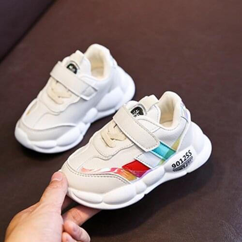 Daclay Kids Shoes Boys Running Shoes Toddler Girls Sneakers Color Matching Fashion Design Anti-slippery Wear All Year Round