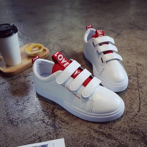 HOT Women Sneakers 2020 Fashion Breathble Vulcanized Shoes Women Pu leather Platform Shoes Women Lace up Casual Shoes White