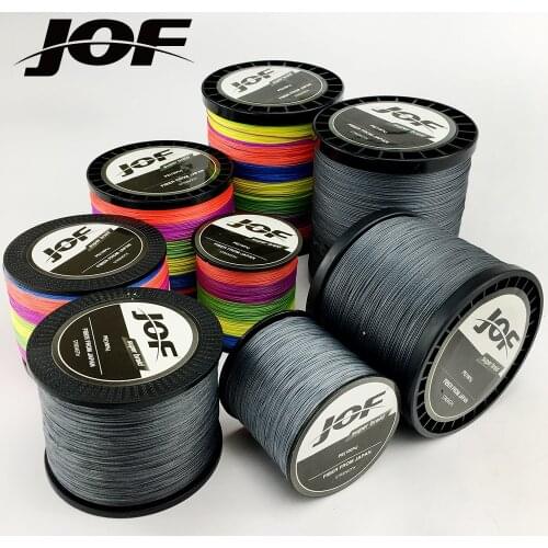 JOF Braid Fishing line 12 Strands 1000M 500M 300M 100M Carp Multifilament 25LB-135LB Strong Wire Fishing Tackle