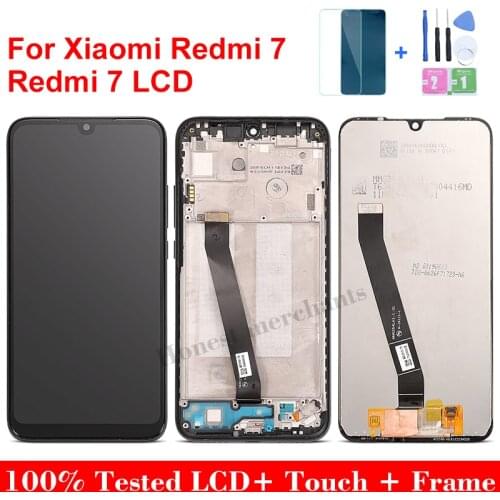 6.26"Original 10-Touch AAA Quality LCD For Xiaomi Redmi 7 LCD Touch Screen Replacement with Frame For Redmi 7 LCD Display
