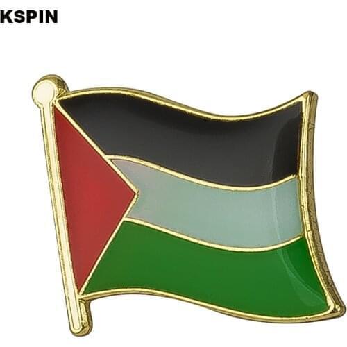 Palestine flag lapel pin badge pin 100pcs a lot Brooch Icons KS-0027