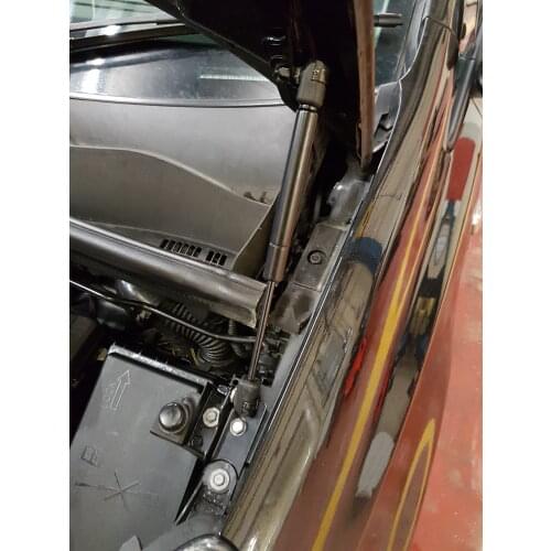 For Opel Corsa D 2006-2014 Front Bonnet Hood Modify Gas Struts Carbon Fiber Lift Support Shock Damper Accessories Absorber