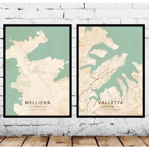 Mellieha Valletta Malta Poster