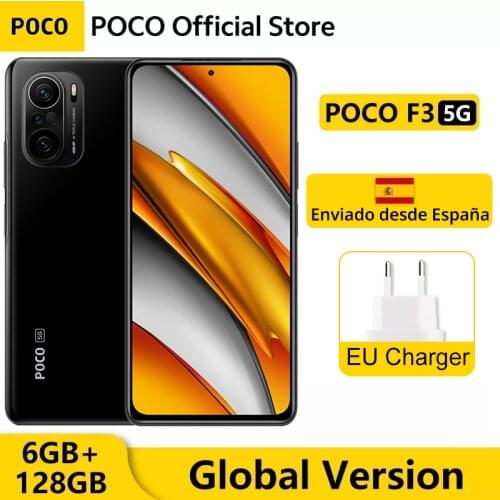 Global Version POCO F3 5G Smartphone 6GB 128GB Snapdragon 870 Octa Core NFC 6.67" 120Hz E4 AMOLED Display 48MP AI Triple Camera