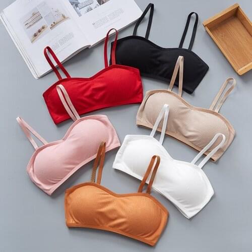 Sports Top Bra without Underwire Womens Tube Top active bra Underwear Girls Bralette Yoga Seamless Bras for Women Gym