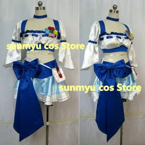 Customize,Free Shipping! Fresh Precure! Aono Miki Cure Berry Cosplay Costume,Size customizable,Halloween