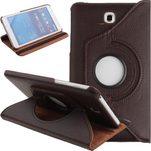 Tab 4 7.0 T230 T235 Leather Case For Samsung Galaxy Tab 4 7.0 T230 T235 SM-T230 SM-T235 SM-T231360 Degree Rotating PU Flip Cover