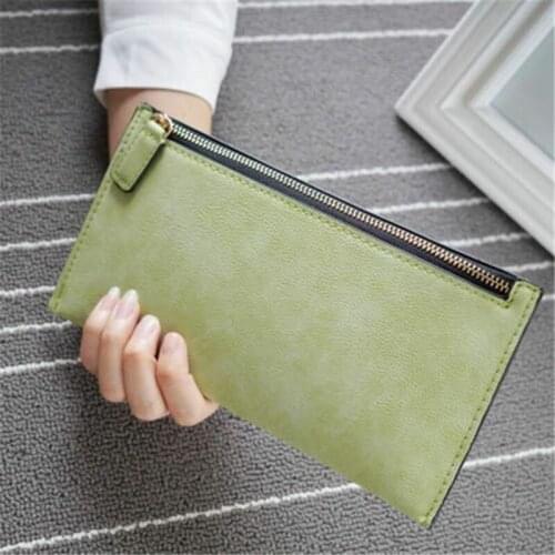 Womens wallet Leather Men Wallets with Coin Pocket Vintage Coin Purse Clutches bag Money Bag Men Wallet with Card Holders