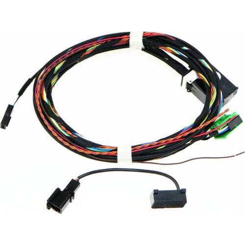9W2 RCD510 RNS510 Bluetooth Wiring Harness Cable with Microphone for VW Tiguan Golf Passat CC 1K8035730D 8X0 035 447 A 3BD035711