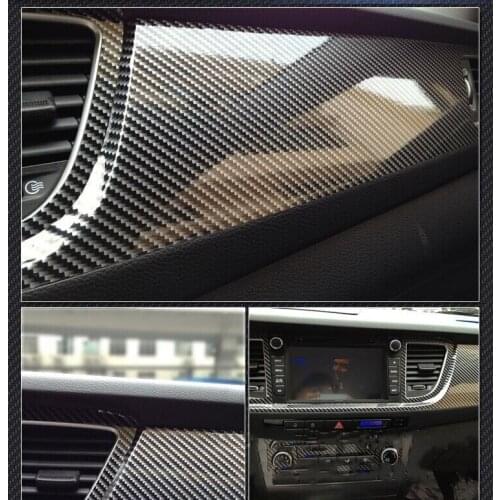 100*30cm 5D Car Sticker Carbon Fiber Film Auto Exterior Accessories Film Car Carbon Firber