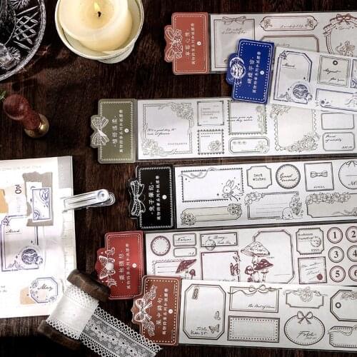 18pcs/LOT poetry of all things series stationery sticker Creative decoration DIY shared outfit tape paper masking washi sticker