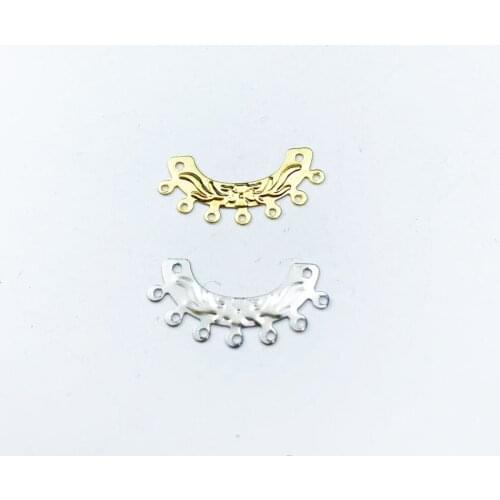 20pcs 12x25mm Filigree Metal sheets decorative for Jewelry Making Cosplay accessories Earring accessories