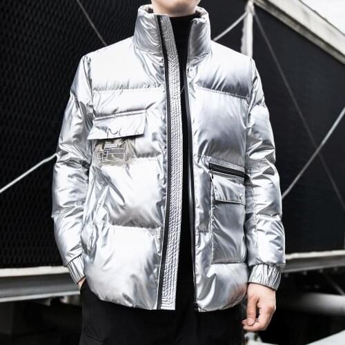 HCXY brand 2020 new fashion stand-up collar coats for men thick cotton-padded parka jacket male winter warm mens parka