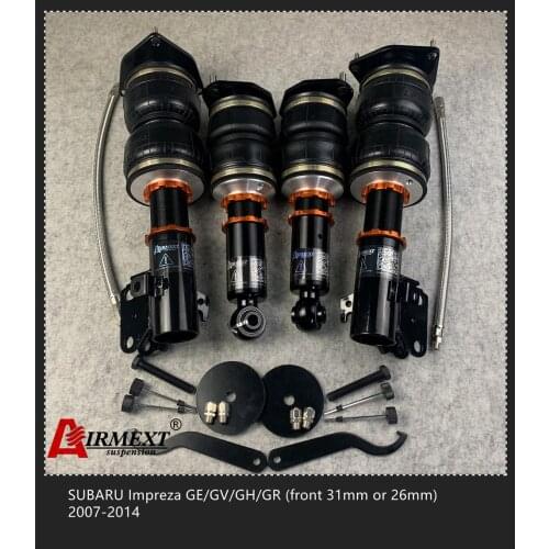For SUBARU Impreza GE/GV/GH/GR /strut31mm(2007~2014)/AIR STRUT KIT/coilover+air spring assembly/Auto parts/air spring/pneumatic
