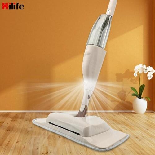 HILIFE 3 in 1 Spray Mop Wooden Floor Flat Mops Microfiber Pad Magic Mop Sweeper Broom Set Multifunction Home Cleaning Tool