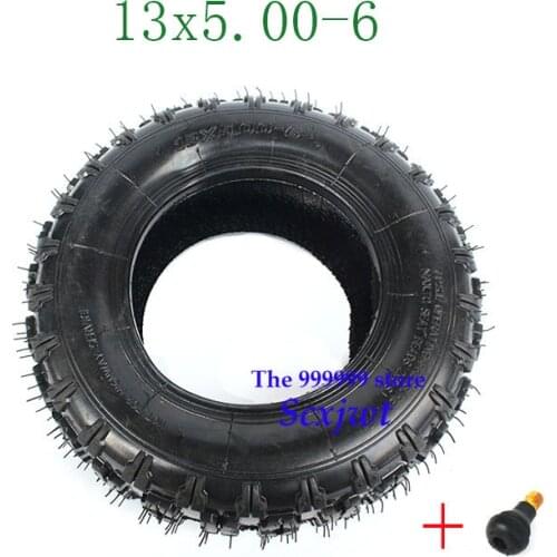 Good Reputation 13x5.00-6 Tubeless Tyre Fits for ATV QUAD Bike Gokart Scooter Mini Buggy Mower Snow Plow Tires