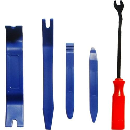 5 Pcs Car Trim Removal Tool Hard Plastic Auto Car Interior Dash Radio Audio Door Clip Panel Trim Open Removal Tools Dropshipoing