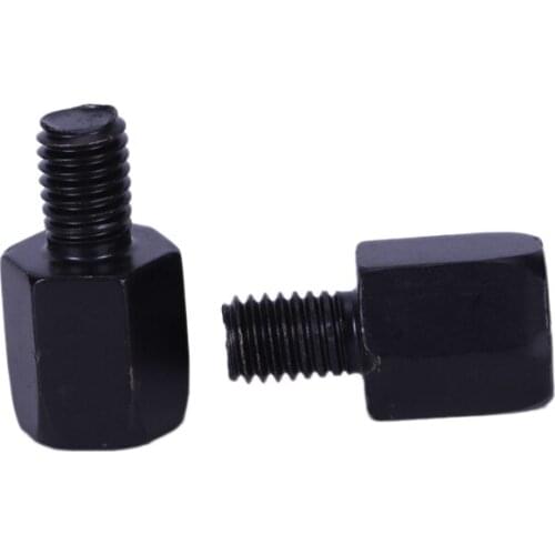 2 PCS UNIVERSAL MOTORCYCLE MOTORBIKE MIRROR ADAPTORS CONVERTS 8MM TO 10MM THREAD