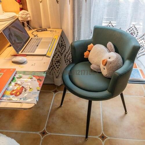 Computer chair home comfortable makeup chair bedroom dormitory back desk chair girl study sedentary office chair