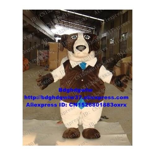 Brown Basset Hound Dog Dachshund Beagle Springer Spaniel Mascot Costume Character Grad Night Large-sized Good-sized zx2279