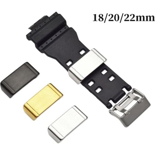 18mm 20mm 22mm 24mm Watchband Metal Buckle Loop Hoop Holder Ring Clasp Bezel Accessories for GA-110 GD-100 DW-5600 GG-1000