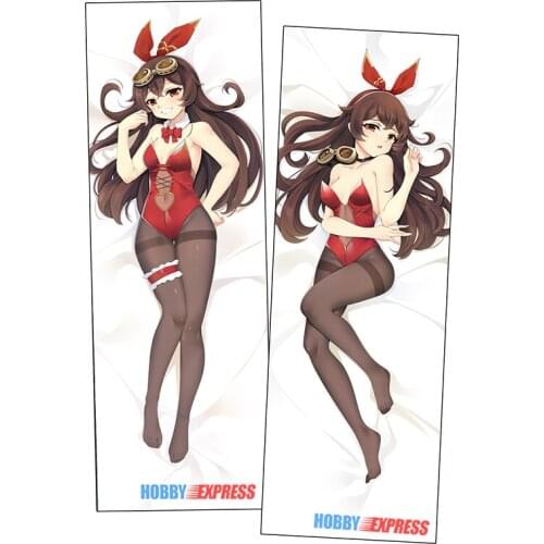 Hobby Express Anime Dakimakura Japanese Otaku Waifu Hugging Body Pillow Cover Amber Genshin Impact 20092-2