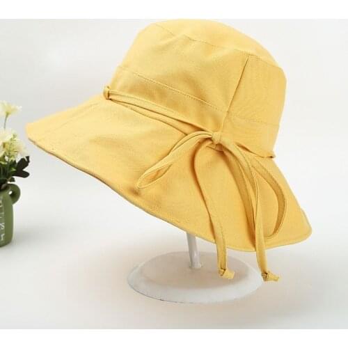 2020 New Fashion Spring and Summer Women Outdoor Sunshade and Sunscreen Big Fisherman Hat
