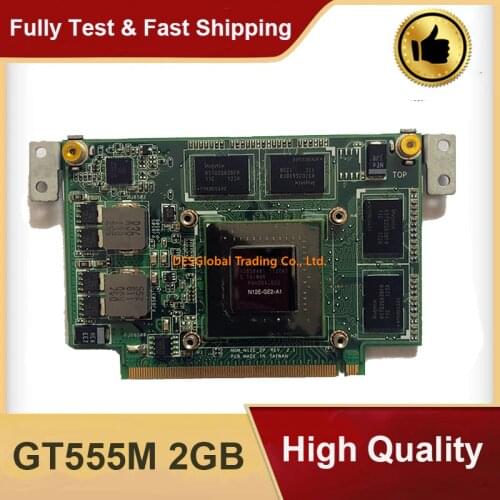 Original GT 555M GT555M N12E-GE2-A1 VGA Video Graphic Card 1GB For ASUS N75S N75SF N55SF N75SL N55SL Laptop Fast Shipping