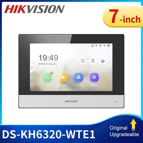 In stock Original international version DS-KH6320-WTE1 wifi Indoor Monitor POE, wireless Video intercom no logo