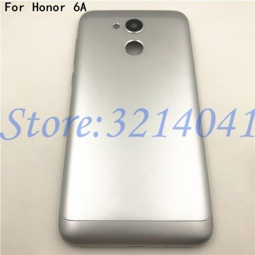 Original Rear Back Housing For Huawei Honor 6A Back Cover Battery Door Case Rear Door with Power Volume Button+Camera lens
