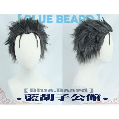 Re: Life in a Different World from Zero Subaru Natsuki Short Black Grey Heat Resistant Cosplay Costume Wig