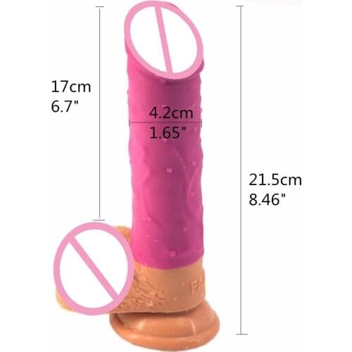 Realistic Dildo Silicone Big Penis Sex Toys For Women Anal Massage Pussy Masturbate Huge Male Dick Pink Lesbian Flirting