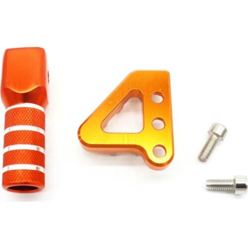 Shift Lever Toe Peg Step Plate For EXCF XCF-W EXC-G MXC 200 250 300 350 380 400 450 520 Motorcycle CNC Aluminum