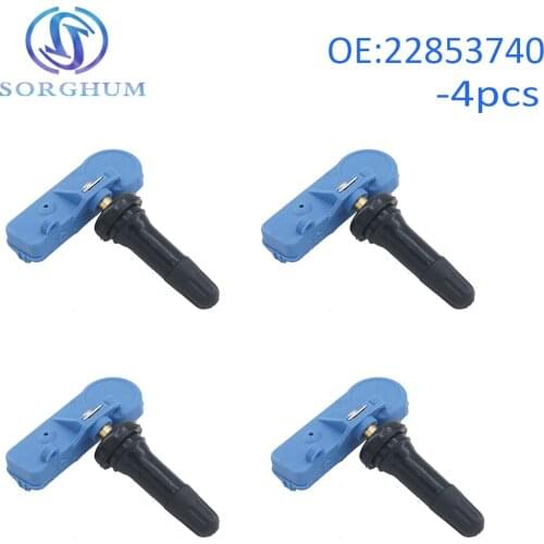 4PCS 22853740 20922901 Tire Pressure Monitor Sensor Systems TPMS Fit For Opel Mokka Antara GMC Chevy Cadillac Buick 433MHZ