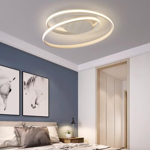 Modern Home Decoration Led Fixtures Ceiling Lights for Bedroom Round Ring Lamp Balcony Hallway Indoor Accessories Decorative