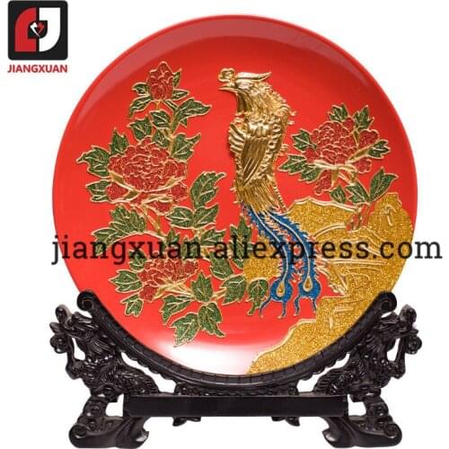 Traditional unique 24k gold foil 8 inch wedding anniversary presents for wedding couple