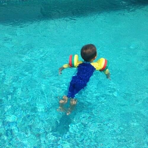 1 PC Buoyancy Soft Baby Swimming Pool Swimming Armbands Learning Swimming Ring Eva Arm Floating Material