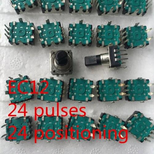 2PCS/LOT ALPS alpine EC12E2424407 encoder with switch EC12E2444400 shaft length 15MM
