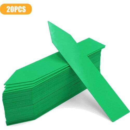 20pcs Plastic Plant Label Garden Nursery Markers Flower Pot Seedling Labels Tray Reusable Hang Stake Tag Sign Classification