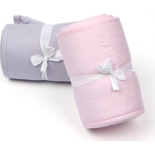 3 Pcs/Set Baby Crib Rail Cover Newborn Cot Bed Bumper Breathable Protector Padded Infants Safe Teething Guard Wrap