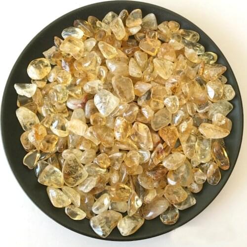 50g 3 size Natural Citrine Yellow Quartz Crystal Stone Rock Polished Gravel Specimen natural stones and minerals C151